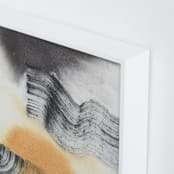 "Touch of Light" - Art Print in salamander by Sumak Studio - Frame Close-up