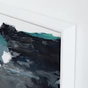 "Kona Dream II" - Art Print in Slate by Jenny Partrite - Frame Close-up