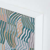 "the days catch" - Art Print in Soft Peach by Nina Leth - Frame Close-up
