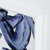 "Vision" - Art Print in Deep Sea by Petra Kern - Frame Close-up
