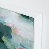 "Cascading Forest 2" - Art Print in Forest Green by AlisonJerry - Frame Close-up