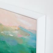 "Whispers Of The Sun" - Art Print in Emerald Sun by AlisonJerry - Frame Close-up