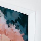 "At Sunset" - Art Print in Blush Pink by Parima Studio - Frame Close-up