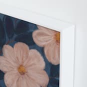 "Moody Florals II" - Art Print in Pale Pink by Angel Walker - Frame Close-up