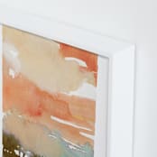 "Sunset Fade No 2" - Art Print in Coral by Kelly Ventura - Frame Close-up