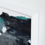 "Kona Dream II" - Art Print in Slate by Jenny Partrite - Frame Close-up