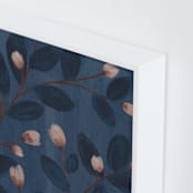 "Moody Florals I" - Art Print in Pale Pink by Angel Walker - Frame Close-up