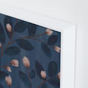 "Moody Florals I" - Art Print in Pale Pink by Angel Walker - Frame Close-up