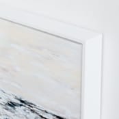 "Faded Fury Diptych II" - Art Print in Blush by Nicoletta Savod - Frame Close-up