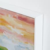 "Leaving Ojai" - Art Print in Vibrant Pink by sue prue - Frame Close-up