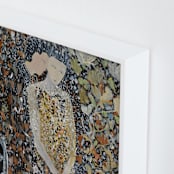 "Enmeshed" - Art Print in Copper by marcia biasiello - Frame Close-up