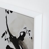 "Ink perspective" - Art Print in Black and white ink by Svitlana Martynjuk - Frame Close-up
