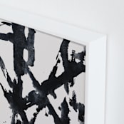 "Ink Bridges 2" - Art Print in Midnight Black by Afton Harding - Frame Close-up
