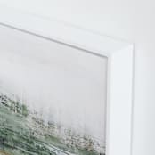 "The Forest for the Trees" - Art Print in Forest Green by Karen Kaul - Frame Close-up