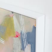 "Blue Jeans" - Art Print in Denim by Lindsay Megahed - Frame Close-up