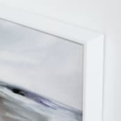 "Sweeping Azure II" - Art Print in Azure by Nicoletta Savod - Frame Close-up