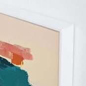 "Kona Seascapes II" - Art Print in Navy Blue by Caryn Owen - Frame Close-up