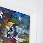 "stormy weather" - Art Print in Rain by Anna Joseph - Frame Close-up