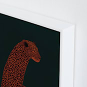 "Watch Out" - Art Print in Forest by Megan Zang - Frame Close-up