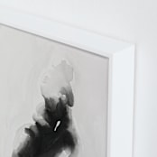 "mother embrace" - Art Print in Black by Kate Ahn - Frame Close-up