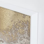 "Aurum Sand No. 3" - Art Print in Gold by Julia Contacessi - Frame Close-up