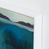 "Waterfall Crossing" - Art Print in Waterfall Blue by AlisonJerry - Frame Close-up