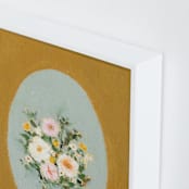 "Vignette II" - Art Print in Butterscotch by Brittany Smith - Frame Close-up