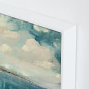 "Across the pond" - Art Print in Sea by Lindsay Megahed - Frame Close-up