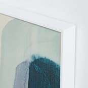"passage 2" - Art Print in agate blue by Nell Waters Bernegger - Frame Close-up