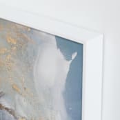 "Undertow" - Art Print in Gray Blue by Julia Contacessi - Frame Close-up