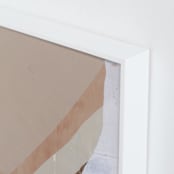"Paper Plane II" - Art Print in Rose by Jennifer Daily - Frame Close-up