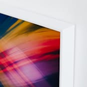 "Light Crossing" - Art Print in Navy by Parima Studio - Frame Close-up