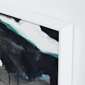 "Kona Dream I" - Art Print in Slate by Jenny Partrite - Frame Close-up