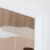 "Paper Plane III" - Art Print in Rose by Jennifer Daily - Frame Close-up