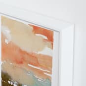 "Sunset Fade No 2" - Art Print in Coral by Kelly Ventura - Frame Close-up