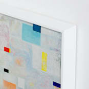 "Rhythm of Color" - Art Print in Multi-Colored by Elle Youm - Frame Close-up