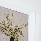 "Everyday Grace 2" - Art Print in Beige by Arohika Verma - Frame Close-up
