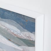 "Calling Me Home I" - Art Print in Moss by Roberta Hoiness Art - Frame Close-up