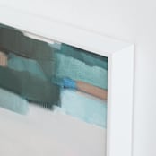 "Sage Fields l" - Art Print in Sage Green by AlisonJerry - Frame Close-up