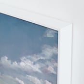 "First Bright" - Art Print in Perfect Day Blue by Stephanie Goos Johnson - Frame Close-up