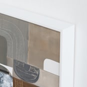"Rumba ll" - Art Print in Rumba Grey by AlisonJerry - Frame Close-up