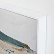 "Ebbing Tide" - Art Print in Sand by Caryn Owen - Frame Close-up