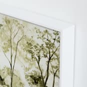 "Sun Kissed Meadow 1" - Art Print in Olive Green by Arohika Verma - Frame Close-up