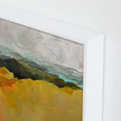 "The Bigger Picture" - Art Print in sienna by Jess Franks - Frame Close-up