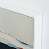 "The Chiton" - Art Print in Greenish Blue by Caryn Owen - Frame Close-up