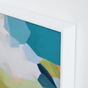"Nev II" - Art Print in Celery by Mya Bessette - Frame Close-up