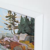 "Step Up / Step Out I" - Art Print in Multi by Jess Franks - Frame Close-up