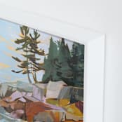 "Step Up / Step Out I" - Art Print in Multi by Jess Franks - Frame Close-up
