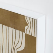 "Fiona" - Art Print in Toffee by Iveta Angelova - Frame Close-up