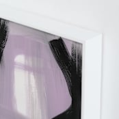 "Hidden and Revealed II" - Art Print in Lilac by Angela Simeone - Frame Close-up